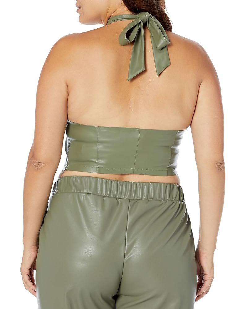 Amazon.com: The Drop Women's Gage Vegan Leather Twist Front